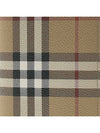 Vintage Check Canvas Long Wallet Beige - BURBERRY - BALAAN 7