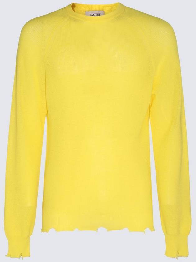 Laneus Yellow Cotton Jumper - LANEUS - BALAAN 1