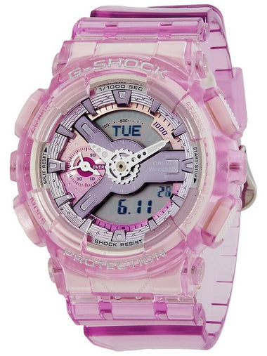 Casio G-Shock World Time Quartz Analog-Digital Ladies Watch GMA-S110VW-4A - CASIO - BALAAN 1