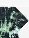 Tie Dye Short Sleeve T-Shirt Green - AMI - BALAAN 4