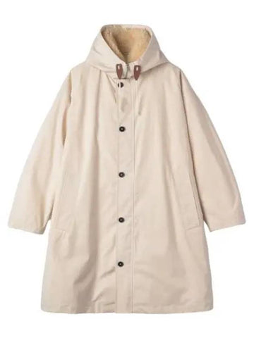 Organic washed parka beige padding - JIL SANDER - BALAAN 1