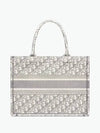 Oblique Medium Book Tote Bag Ecru Grey - DIOR - BALAAN 4