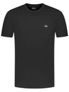 Logo Short Sleeve T-Shirt Black - CP COMPANY - BALAAN 3