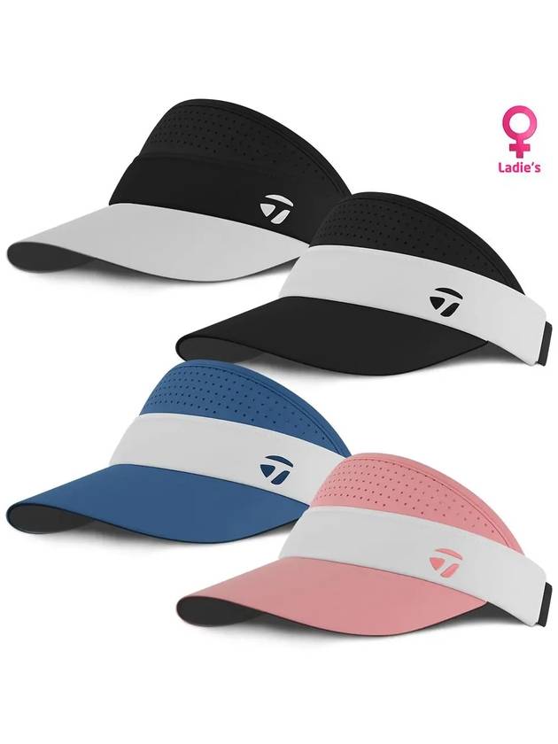 2TONE HIGH CROWN Women’s Visor Sun Cap - TAYLORMADE - BALAAN 3