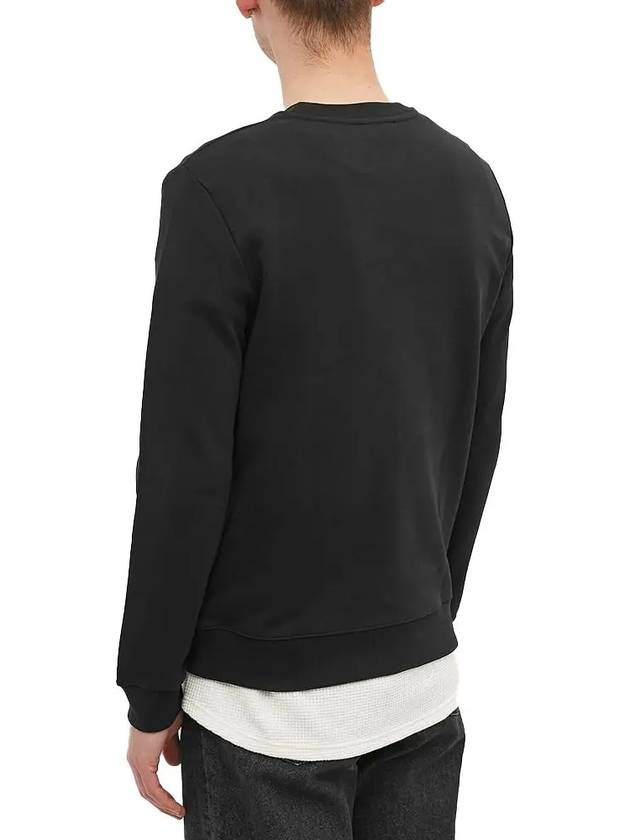 Rufus Embroidery Logo Sweatshirt Black - A.P.C. - BALAAN 4