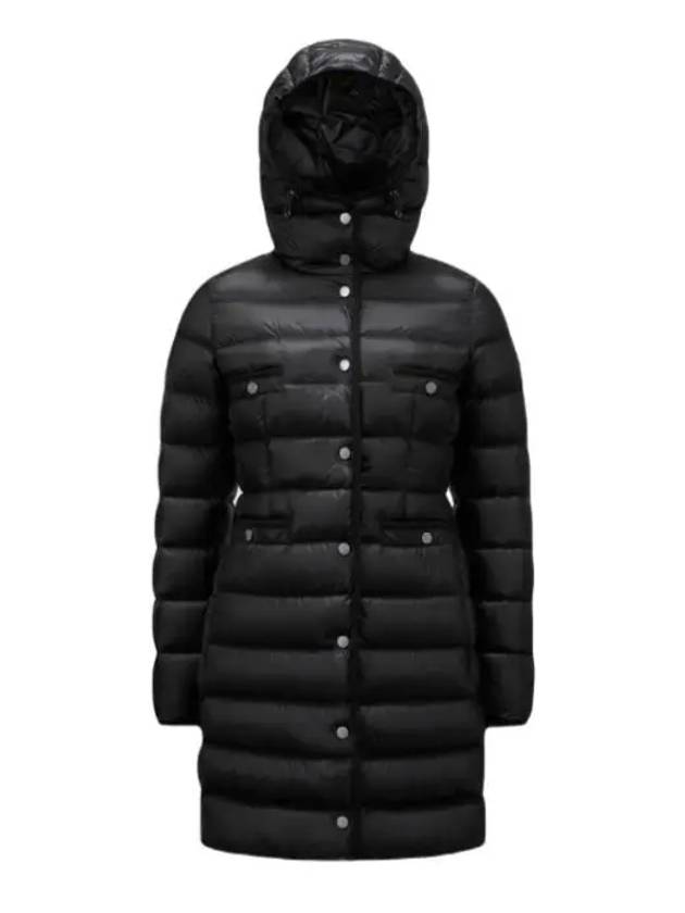 Hirma Logo Patch Long Padding Black - MONCLER - BALAAN 2