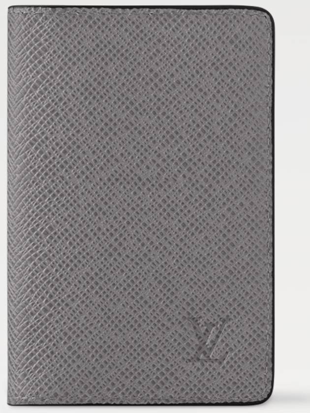 Card Wallet Pocket Organizer Taiga Gray Blue M11581 - LOUIS VUITTON - BALAAN 2