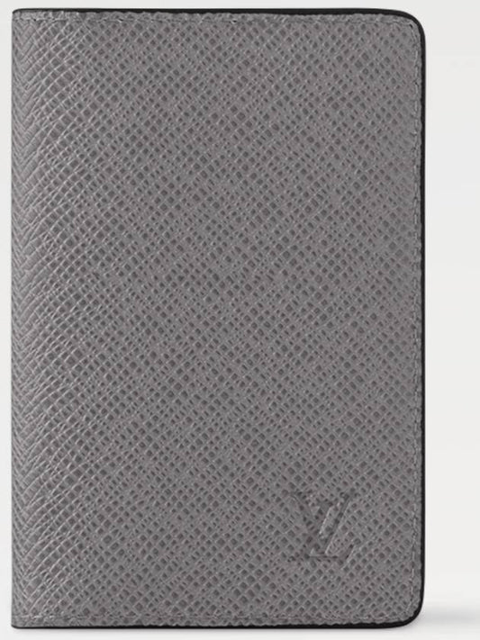 Card Wallet Pocket Organizer Taiga Gray Blue M11581 - LOUIS VUITTON - BALAAN 2