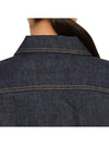 Women's Cropped Denim Jacket Navy - DIOR - BALAAN 10