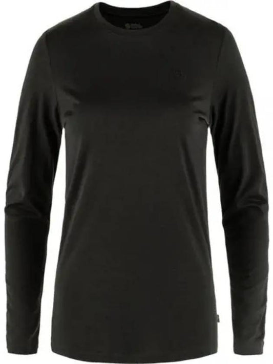 Women s Abisko Wool Long Sleeve 84102550 LS W - FJALL RAVEN - BALAAN 1