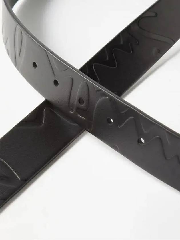 Paul Smith logo debossed buckle leather belt - PAUL SMITH - BALAAN 4