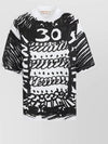 Art Print Short Sleeve T-Shirt Black - MARNI - BALAAN 2