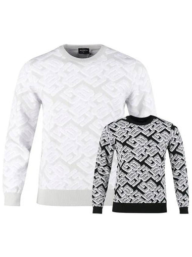 MONOGRAM ROUND NECK MAN`S SWEATERBNSMSW02 - BALLISTIC - BALAAN 1