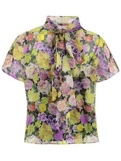 Max Mara Studio Cesena Printed Silk Blouse - MAX MARA - BALAAN 2