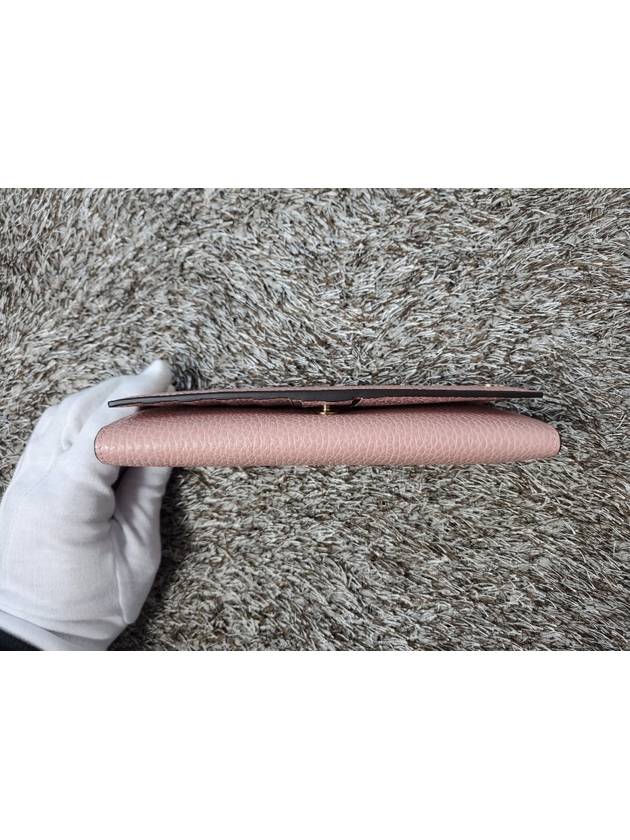 Pink flap long wallet - GUCCI - BALAAN 6