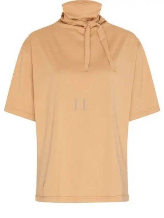 Women's Foulard Short Sleeve T Shirt Sand - LEMAIRE - BALAAN 2