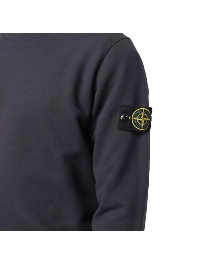 Wappen Patch Crewneck Sweatshirt Dark Blue - STONE ISLAND - BALAAN 5