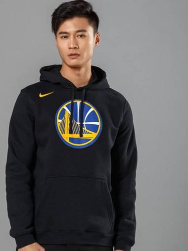 01881132010XGolden StatesNBA Team Fleece Hooded TshirtBlack - NIKE - BALAAN 1