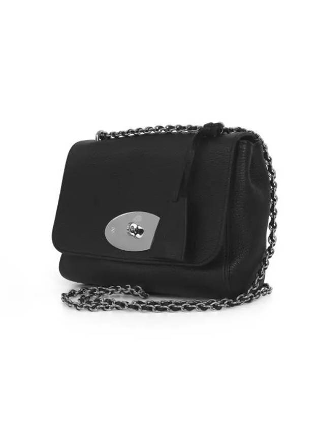 Lily Small Goat Leather Shoulder Bag Black - MULBERRY - BALAAN 4