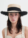 Classic Straw Boater Hat Beige - BROWN HAT - BALAAN 1