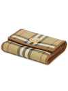 Check Half Wallet Beige - BURBERRY - BALAAN 4