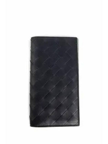 Intrecciato Slim Long Wallet Black - BOTTEGA VENETA - BALAAN 1