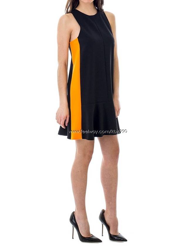 Women's orange color sleeveless dress 1841 MDA 38154155 99 - MSGM - BALAAN 3