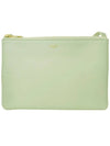 Women's Medium Logo Trio Shoulder Bag Light Green - CELINE - BALAAN 3