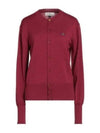 Logo Patch Cardigan Red - VIVIENNE WESTWOOD - BALAAN 2