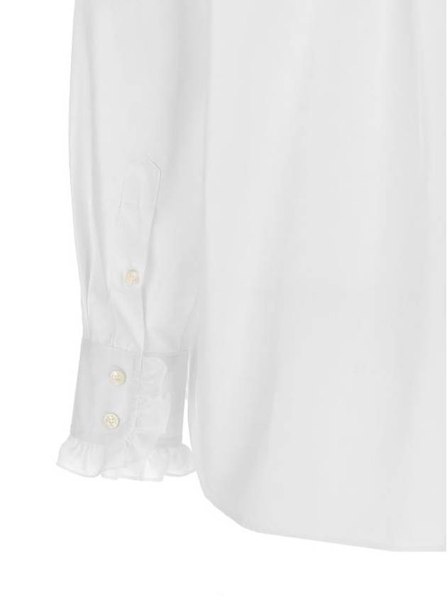 Women's Ruffle Detail Shirts White - STELLA MCCARTNEY - BALAAN 5