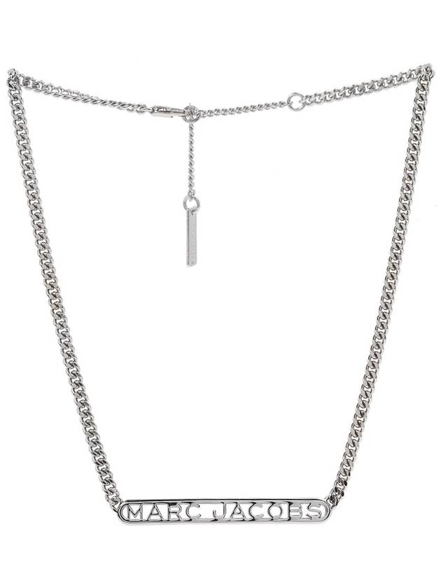 Logo Chain Necklace Silver - MARC JACOBS - BALAAN 2