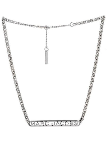 Logo Chain Necklace Silver - MARC JACOBS - BALAAN 2