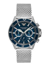 Men's Diver Chronograph Metal Watch Silver - EMPORIO ARMANI - BALAAN 5