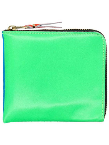 Comme Des Garçons Super Fluo Small Zip Coin Wallet - COMME DES GARCONS - BALAAN 1