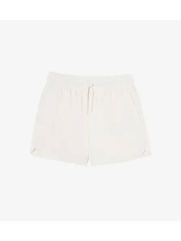 Women s Woven Set up Shorts Cream - LACOSTE - BALAAN 1