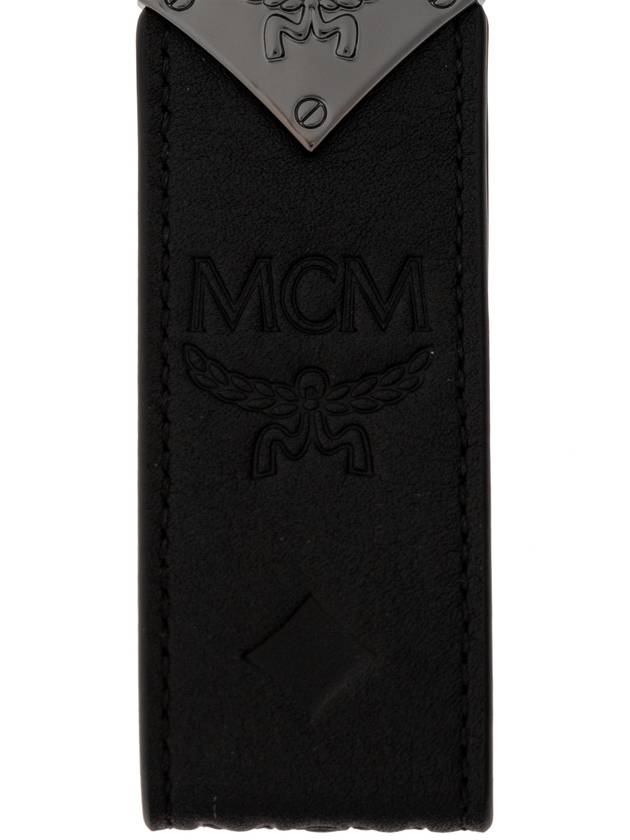 MCM Leather Keychain, Men's, Black - MCM - BALAAN 4