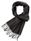 Striped Pattern Lambswool Scarf - PAUL SMITH - BALAAN 2