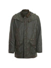 Men's Supa Beaufort Jacket Olive - BARBOUR - BALAAN 1