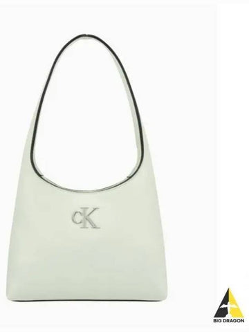 JEANS Women s Mint CKJ Minimal Monogram Shoulder Bag DH3479 319 - CALVIN KLEIN - BALAAN 1