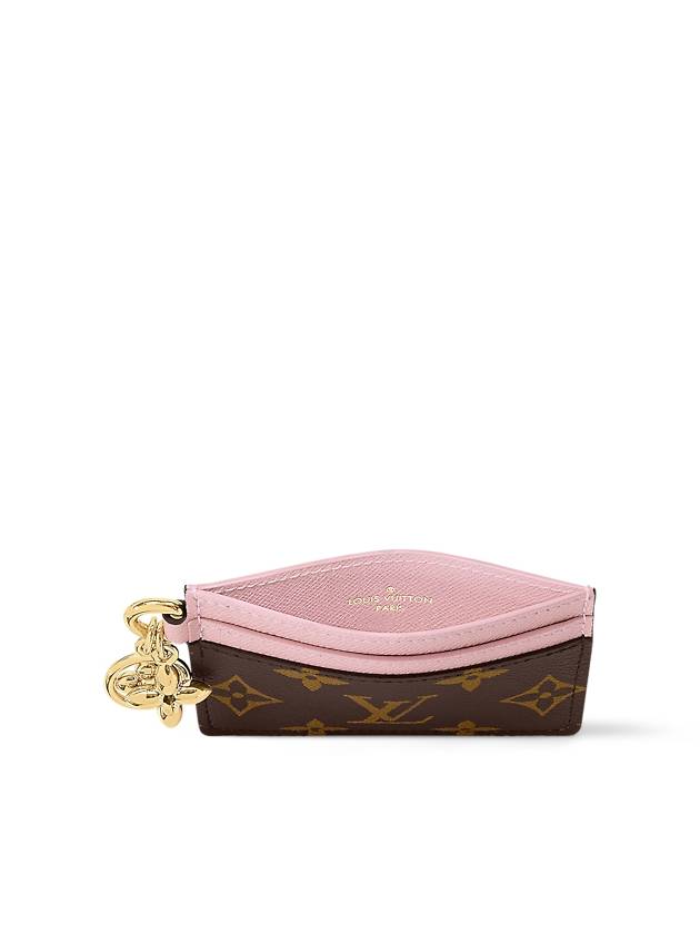 LV Charm Monogram Card Wallet Brown Pink - LOUIS VUITTON - BALAAN 4