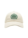 Prince Crest Cotton Ball Cap Ivory - SPORTY & RICH - BALAAN.