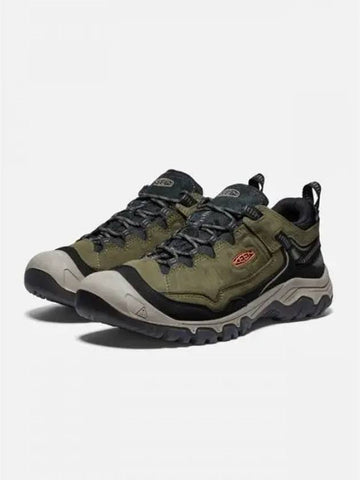 Dark khaki men s hiking shoes LOW TOP - KEEN - BALAAN 1