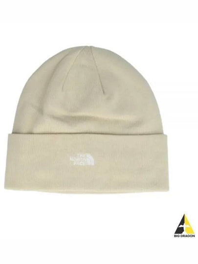 Norm Embroid Logo Beanie Beige - THE NORTH FACE - BALAAN 2