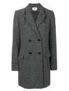 11Th Anniversary Double Breasted Double Coat Grey - ISABEL MARANT - BALAAN 2