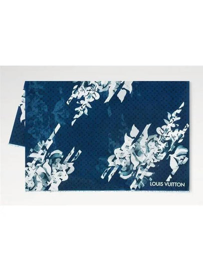 Men's Monogram Flower Stole Blue - LOUIS VUITTON - BALAAN 2