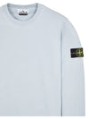 Wappen Patch Garment Dyed Sweatshirt Light Blue - STONE ISLAND - BALAAN 4