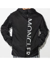 Ichrio Logo Windbreaker Black - MONCLER - BALAAN 4