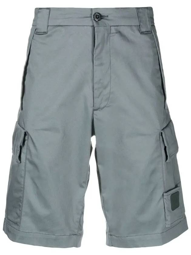 Metropolis Series Stretch Sateen Cargo Shorts Grey - CP COMPANY - BALAAN 2