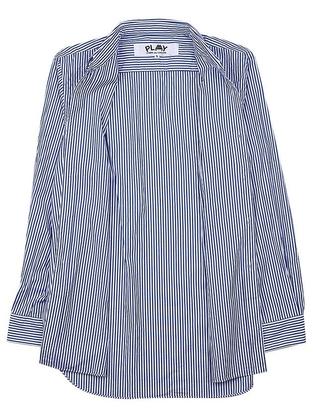 Striped long sleeve shirt P1B026 BLUE WHITE STRIPES - COMME DES GARCONS - BALAAN 8