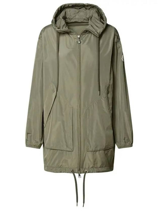 MELIA Windbreaker Jacket Khaki Gray 1A000 92 597JT 82G - MONCLER - BALAAN 2